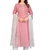 Seamore Cotton Blend Pink Embroidery For Women Stitched Kurta Set