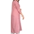 Seamore Cotton Blend Pink Embroidery For Women Stitched Kurta Set