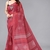 Multicolor printed cotton saree with blouse