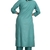 Seamore Cotton Blend Green Embroidery For Women Stitched Kurta Set