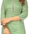 Seamore Cotton Rayan Slub Pista Mirror Work For Women Stitched Kurta Set