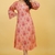 Seamore Georgette Salmon Digital Print For Women Stitched Kurta Set