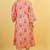 Seamore Georgette Salmon Digital Print For Women Stitched Kurta Set