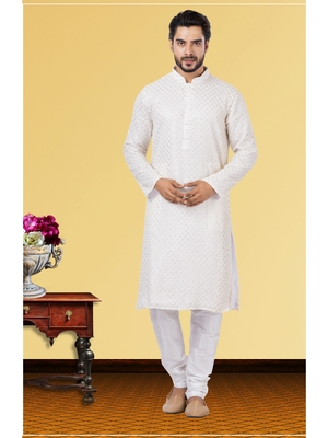 Designer Function Wear Heavy Kurta Pajama 1