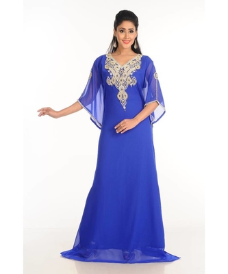 Gandura Moroccan Arabic Traditional Party Thobe Kaftan 2