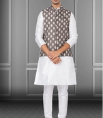Designer Function Wear Heavy Kurta Pajama With Jacket