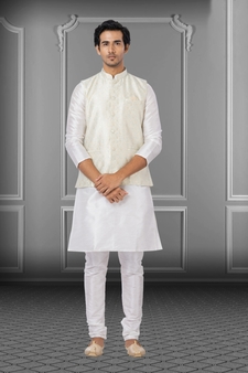 Designer Function Wear Heavy Kurta Pajama With Jacket