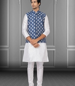 Designer Function Wear Heavy Kurta Pajama With Jacket
