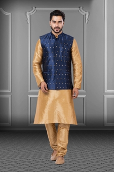 Designer Function Wear Heavy Kurta Pajama With Jacket
