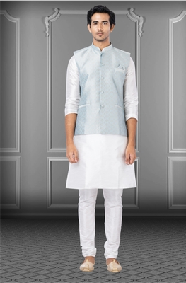 Designer Function Wear Heavy Kurta Pajama With Jacket 1