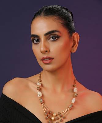 Brass Layered Mala 1