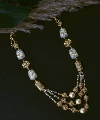 Brass Layered Mala 4