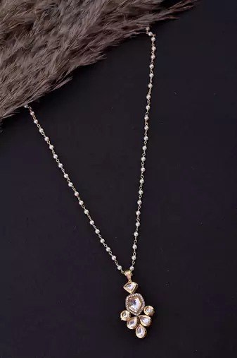 Gold Tone Kundan Locket