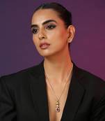 Red Gold Tone Kundan Locket