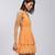 Orange Tiered Short Dress