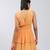 Orange Tiered Short Dress