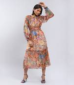 LABEL Multicolor Long Dress