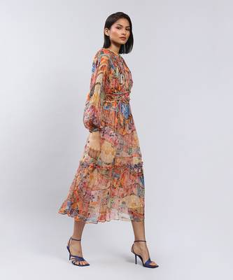 LABEL Multicolor Long Dress 3