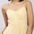 Yellow Strappy Solid Long Dress
