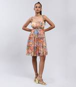 LABEL Multicolor Margaux Short Dress