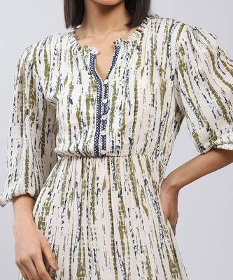 LABEL Grey Shibori Print Maxi Dress 5