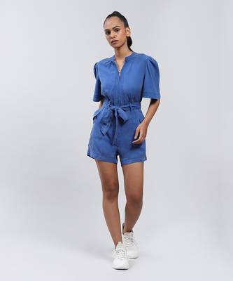 LABEL Electric Blue Playsuit 1