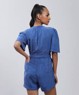 LABEL Electric Blue Playsuit 4