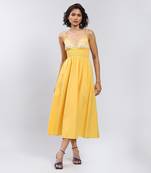 LABEL Yellow Anais Maxi Dress