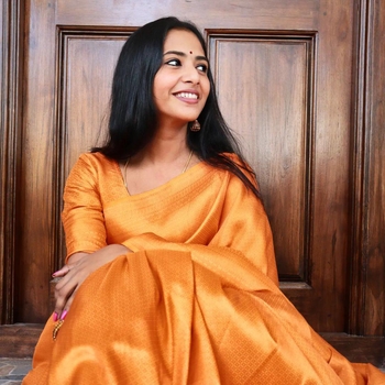  Yellow Woven Art Silk Saree With Blouse  2