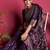 Purple Colour Banarasi Silk Saree For Traditional Ethnic Looks