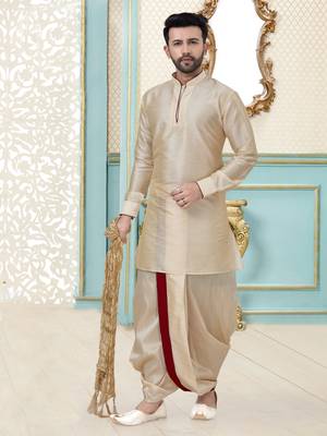 Readymade Men's Kurta With Dhoti 1