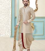 Readymade Men's Kurta With Dhoti
