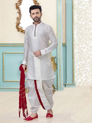 Readymade Men's Kurta With Dhoti-HIT Collection Colors 1