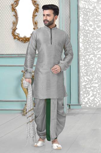 Readymade Men's Kurta With Dhoti-HIT Collection Colors