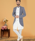 Designer Function Wear Heavy Indo Western Set