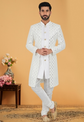 Designer Function Wear Heavy Indo Western Set 1