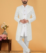 Designer Function Wear Heavy Indo Western Set