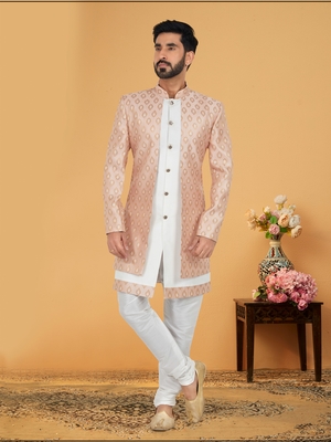 Designer Function Wear Heavy Indo Western Set 1