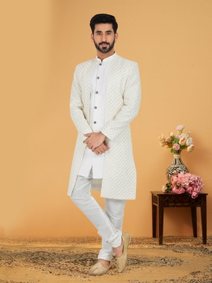 Designer Function Wear Heavy Indo Western Set 1