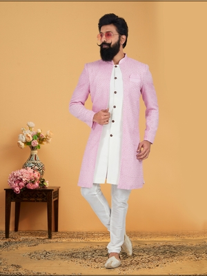 Designer Function Wear Heavy Indo Western Set 1