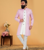 Designer Function Wear Heavy Indo Western Set