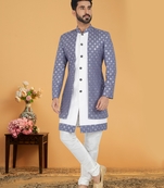 Designer Function Wear Heavy Indo Western Set