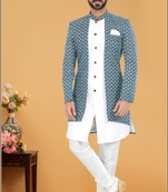 Designer Function Wear Heavy Indo Western Set