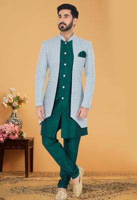 Designer Function Wear Heavy Indo Western Set 1