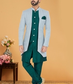 Designer Function Wear Heavy Indo Western Set