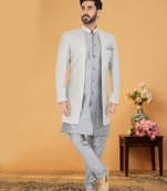 Designer Function Wear Heavy Indo Western Set