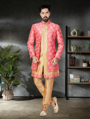 Designer Function Wear Heavy Indo Western Set 1