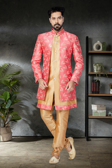 Designer Function Wear Heavy Indo Western Set