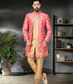 Designer Function Wear Heavy Indo Western Set