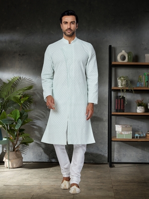 Designer Function Wear Heavy Kurta Pajama 1